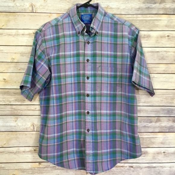 PENDLETON | Spring Plaid Button Down Size Large - Picture 2 of 5